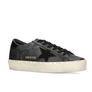 Golden Goose Leather Hi Star Sneakers
